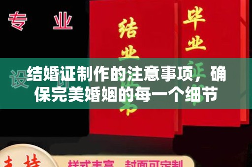 民众结婚证制作的注意事项，确保完美婚姻的每一个细节
