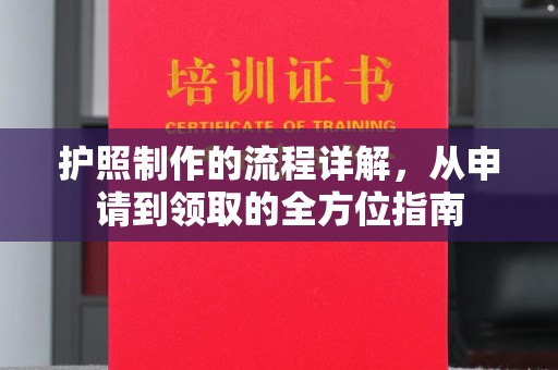 民众护照制作的流程详解，从申请到领取的全方位指南