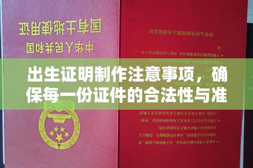 民众出生证明制作注意事项，确保每一份证件的合法性与准确性