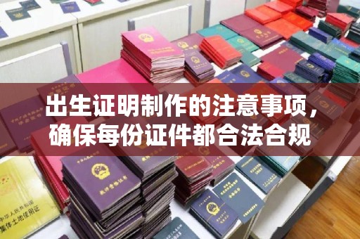 民众出生证明制作的注意事项，确保每份证件都合法合规