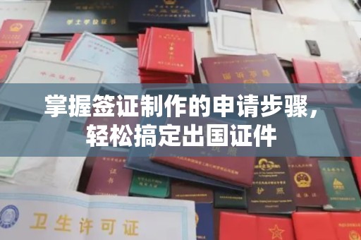 民众掌握签证制作的申请步骤，轻松搞定出国证件