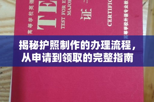 民众揭秘护照制作的办理流程，从申请到领取的完整指南