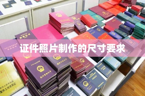 民众证件照片制作的尺寸要求