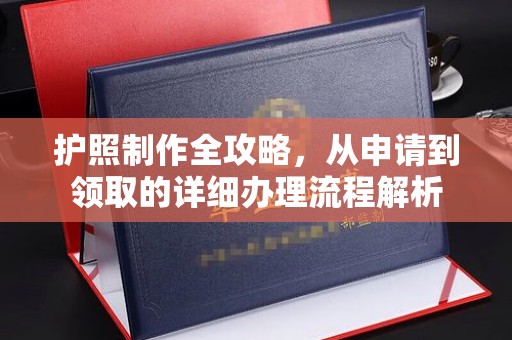 民众护照制作全攻略，从申请到领取的详细办理流程解析